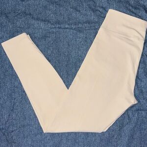 FASHION NOVA SPORT BUTTER SOFT LIGHT BEIGE High-Waist Leggings